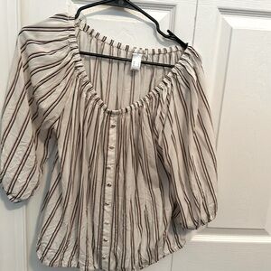 Off the shoulder blouse